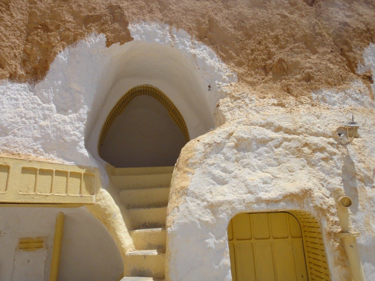 Detail jeskyní Sidi Driss