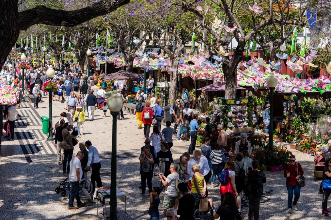Květinové trhy na Madeiře