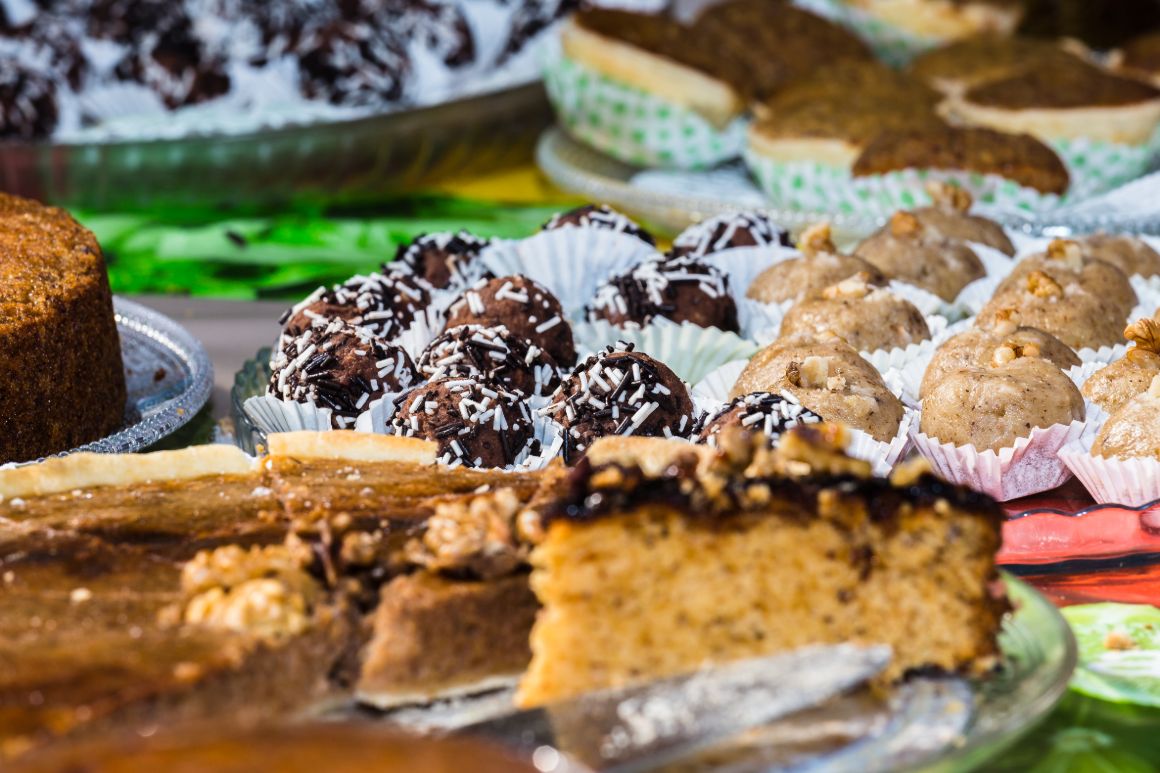 Typické dezerty, vesnička Curral das Freiras, Madeira