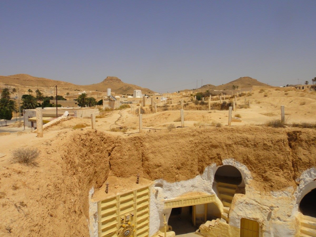 Berberská obydlí v Matmatě