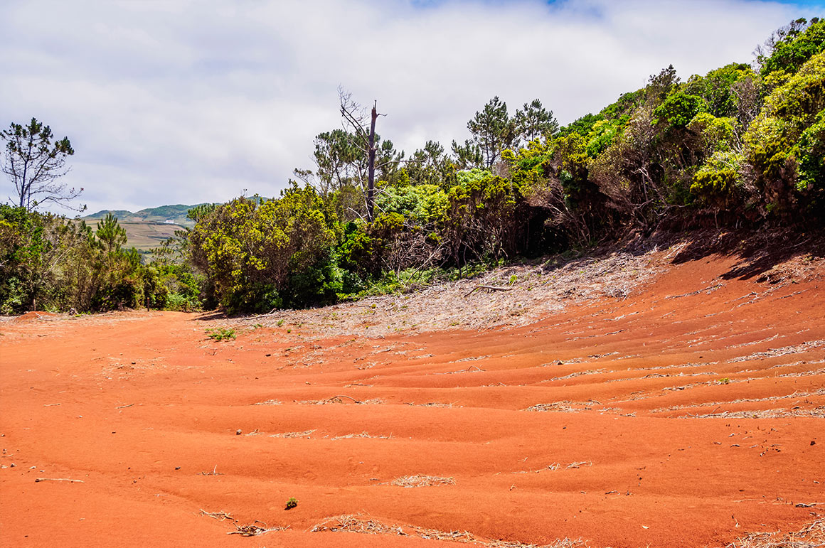 Minipoušť Barreiro da Faneca na Santa Marii