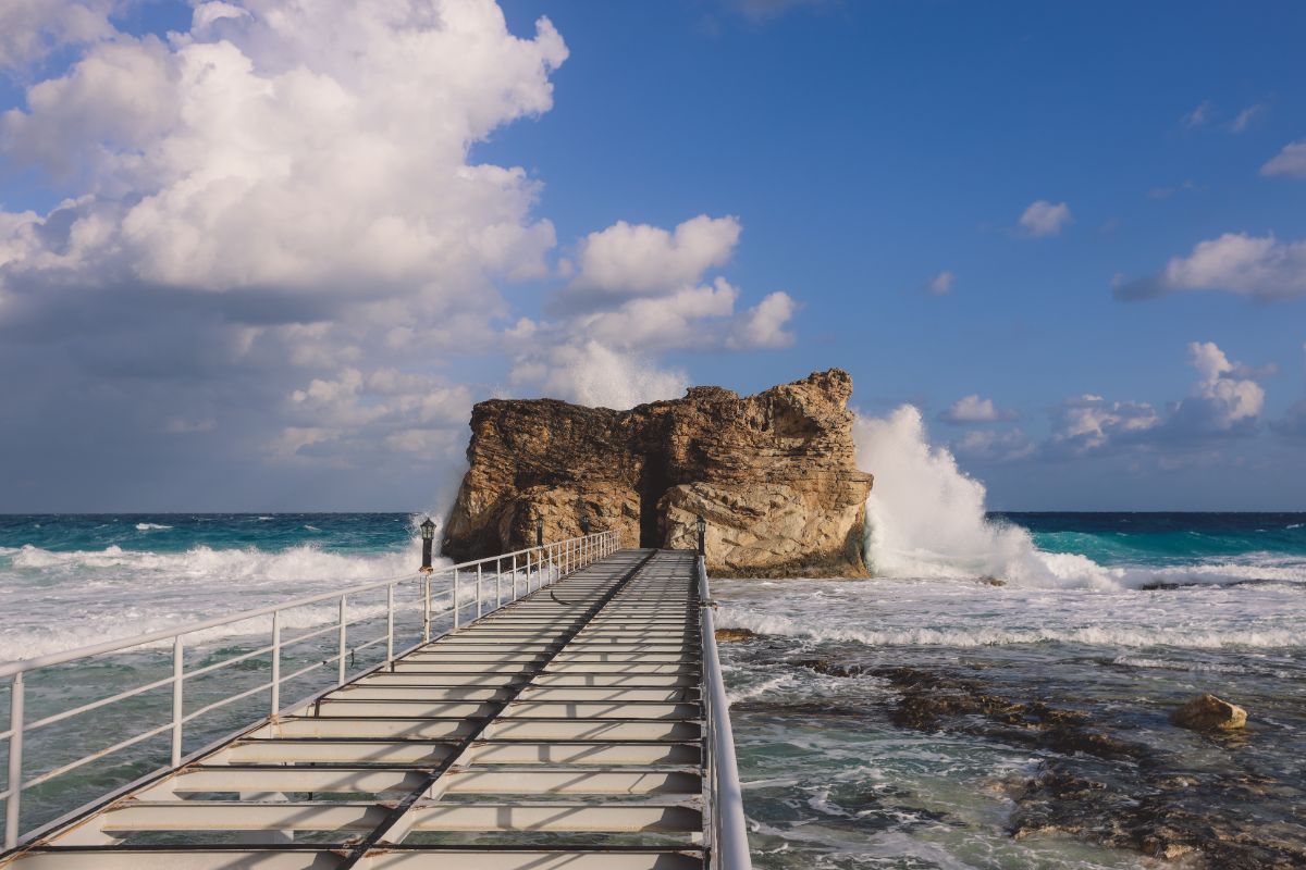 Kleopatřina skála v Marsa Matruh