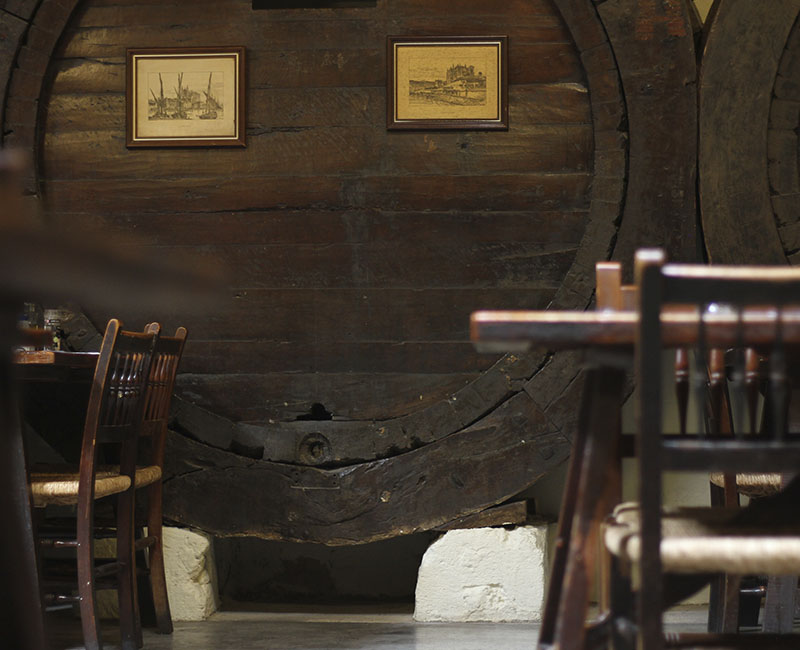 Interiér restaurace Sa Premsa