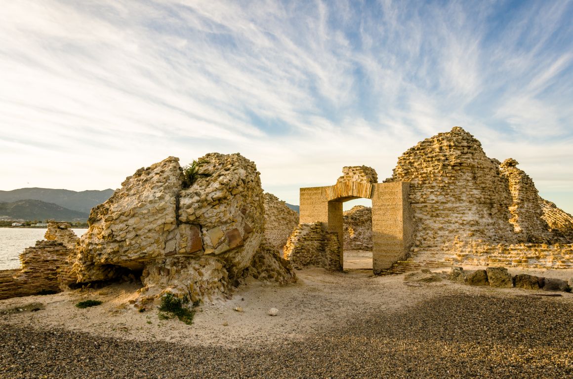 Ruiny římských lázní v Noře