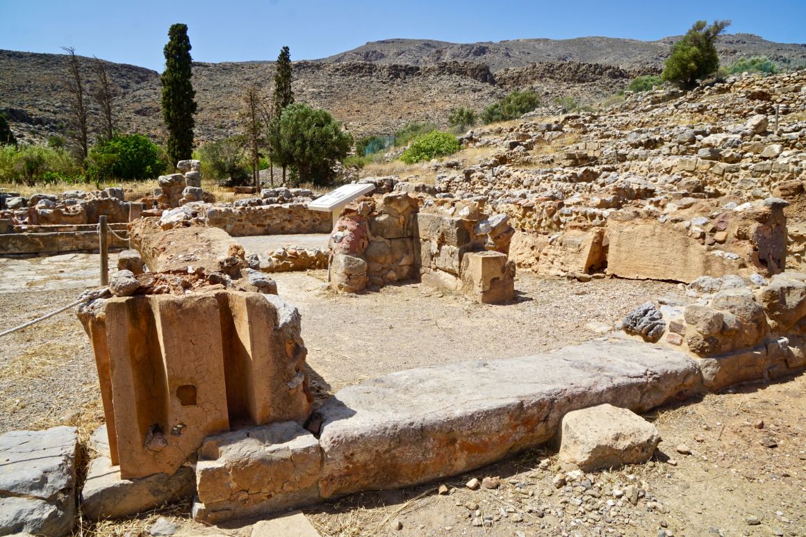 Ruiny mínojského paláce Zakros, Kréta
