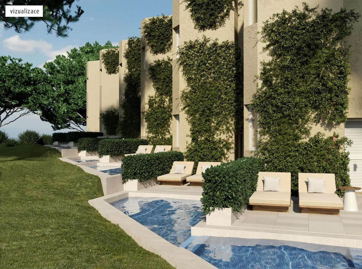 Pokoje s vlastním bazénem