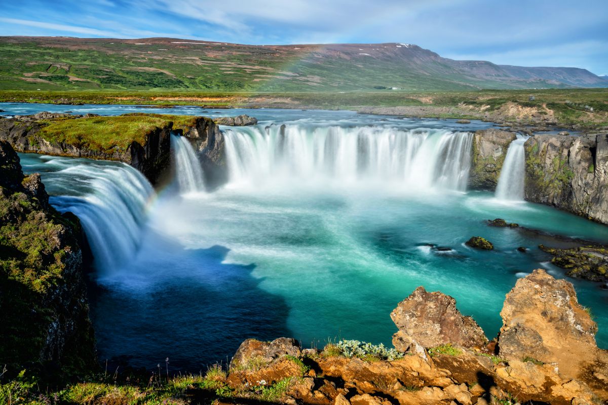 Vodopády Godafoss, Island