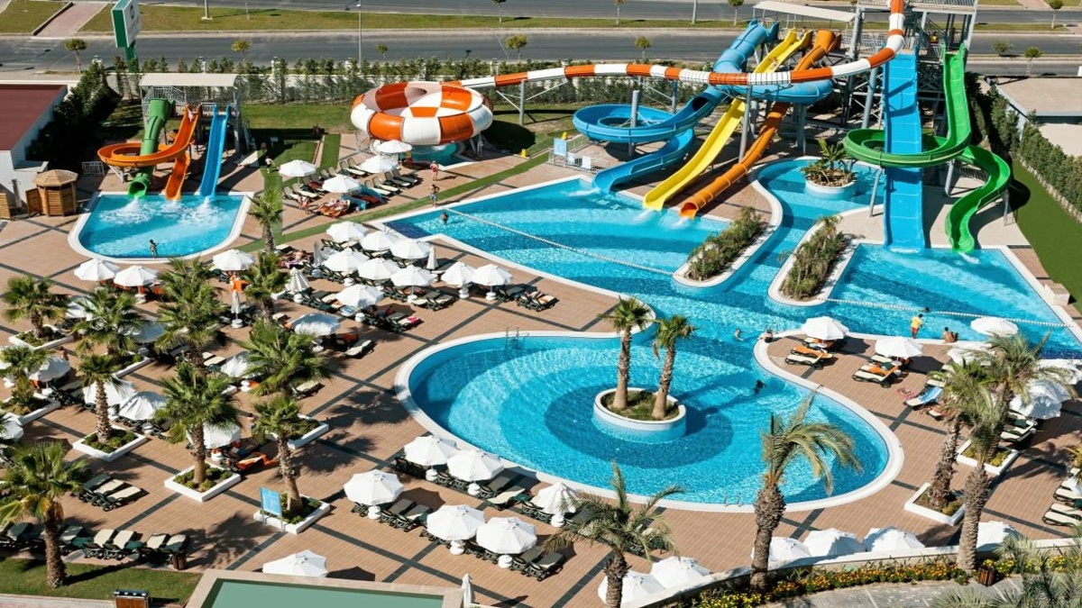 Akvapark v hotelu Sherwood Breezes Resort