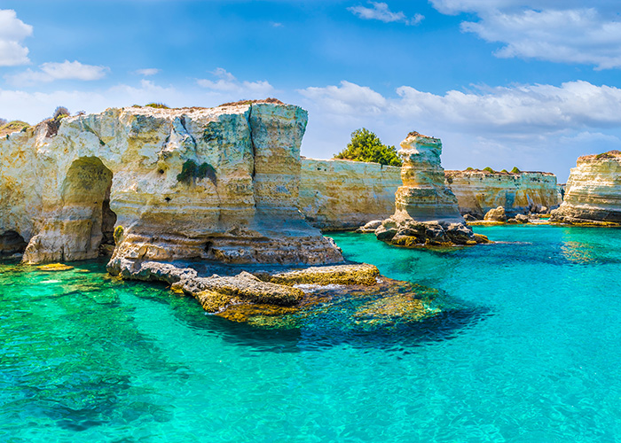 Moře v Apulii, Itálie