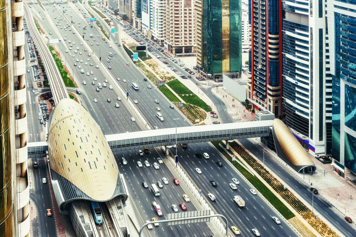 Stanice metra na bulváru Šejka Zayeda