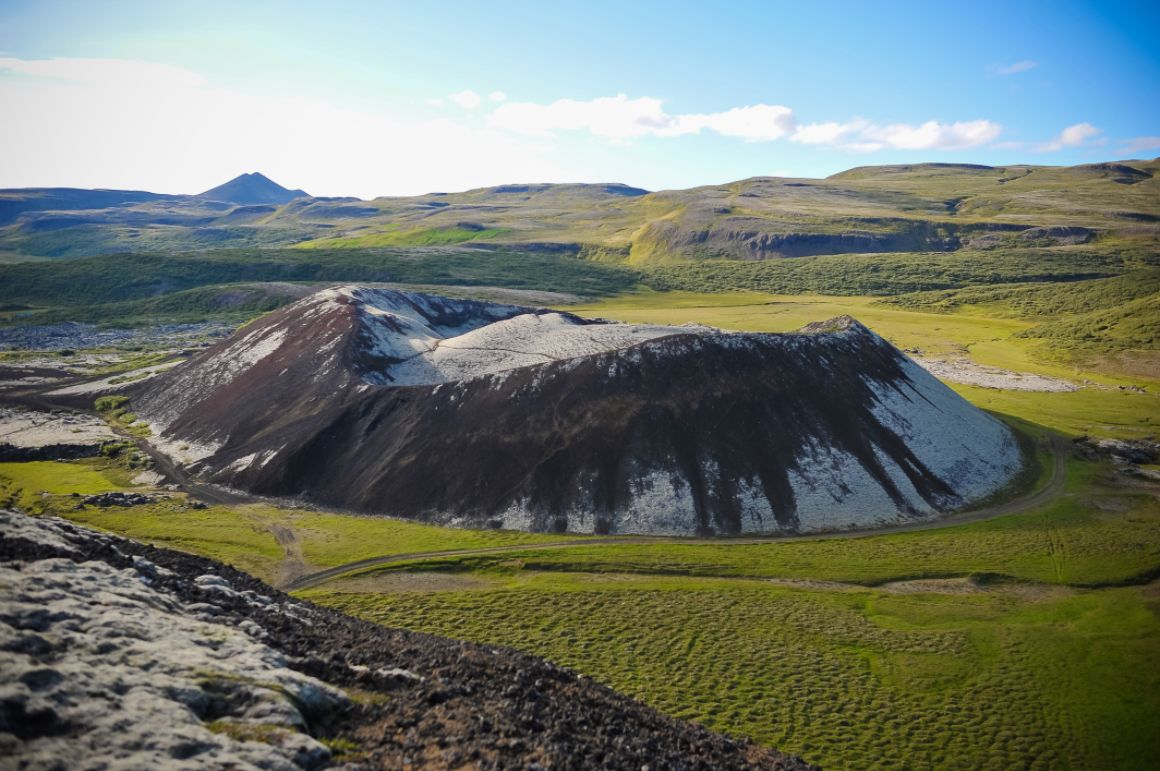 Krajina kolem sopky Hengill