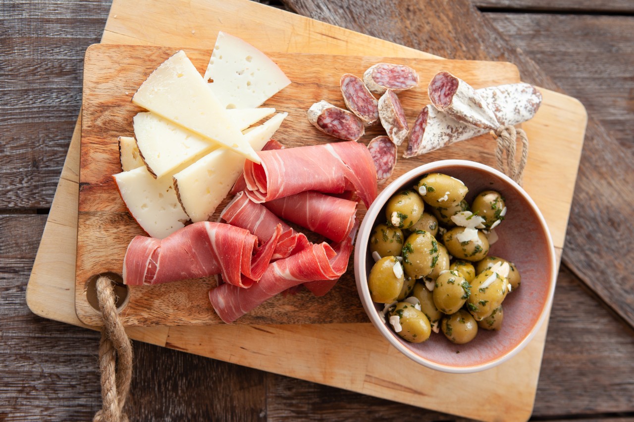 Jamón, queso, španělské speciality